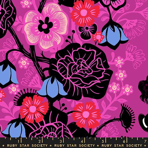 Rabbit Hole in Berry from Hello Alice by Sarah Watts of Ruby Star Society for Moda Fabrics