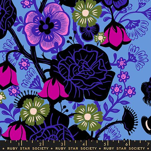 Rabbit Hole in Lindley Blue from Hello Alice by Sarah Watts of Ruby Star Society for Moda Fabrics