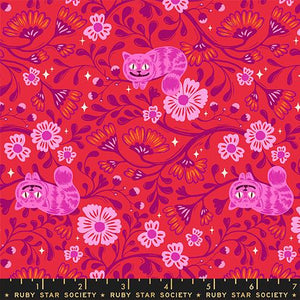 Cheshire in Ruby from Hello Alice by Sarah Watts of Ruby Star Society for Moda Fabrics