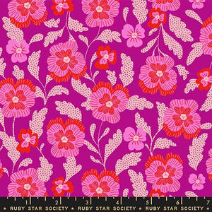 Violets in Berry from Hello Alice by Sarah Watts of Ruby Star Society for Moda Fabrics