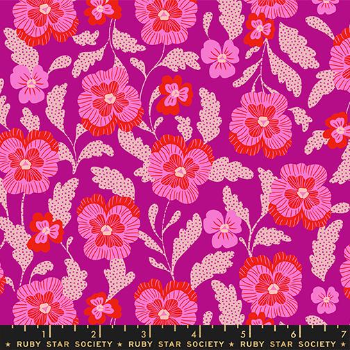 Violets in Berry from Hello Alice by Sarah Watts of Ruby Star Society for Moda Fabrics