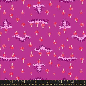 Caterpillar in Berry from Hello Alice by Sarah Watts of Ruby Star Society for Moda Fabrics