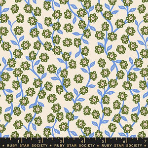 Chatty Garden in Shell from Hello Alice by Sarah Watts of Ruby Star Society for Moda Fabrics