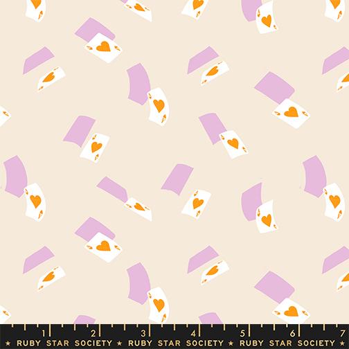 Falling Aces in Shell from Hello Alice by Sarah Watts of Ruby Star Society for Moda Fabrics