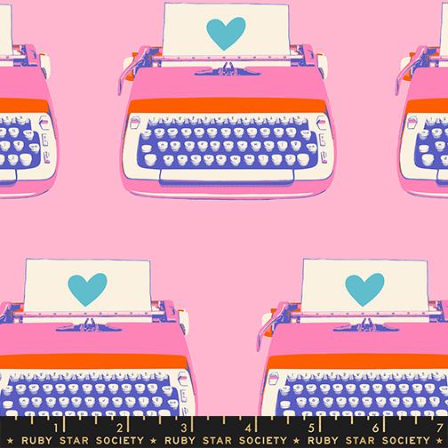 Typewriters in Posy from Best Day Ever by Melody Miller of Ruby Star Society for Moda Fabrics