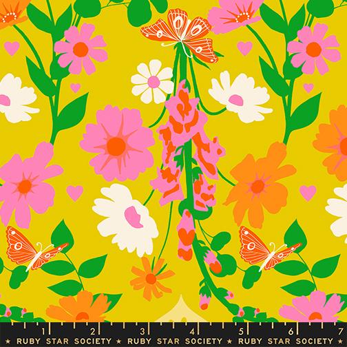 Foxgloves in Golden Hour from Best Day Ever by Melody Miller of Ruby Star Society for Moda Fabrics