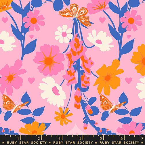 Foxgloves in Posy from Best Day Ever by Melody Miller of Ruby Star Society for Moda Fabrics