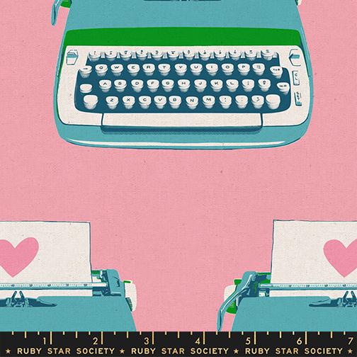 Typewriters in Posy || CANVAS || from Best Day Ever by Melody Miller of Ruby Star Society for Moda Fabrics