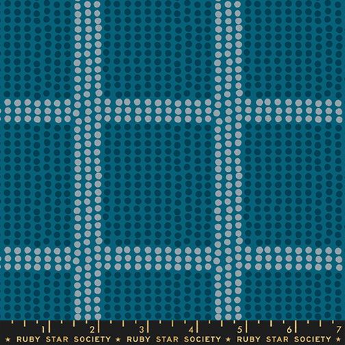 Grid in Galaxy from Reimagined Landscapes by Jen Hewett of Ruby Star Society for Moda Fabrics