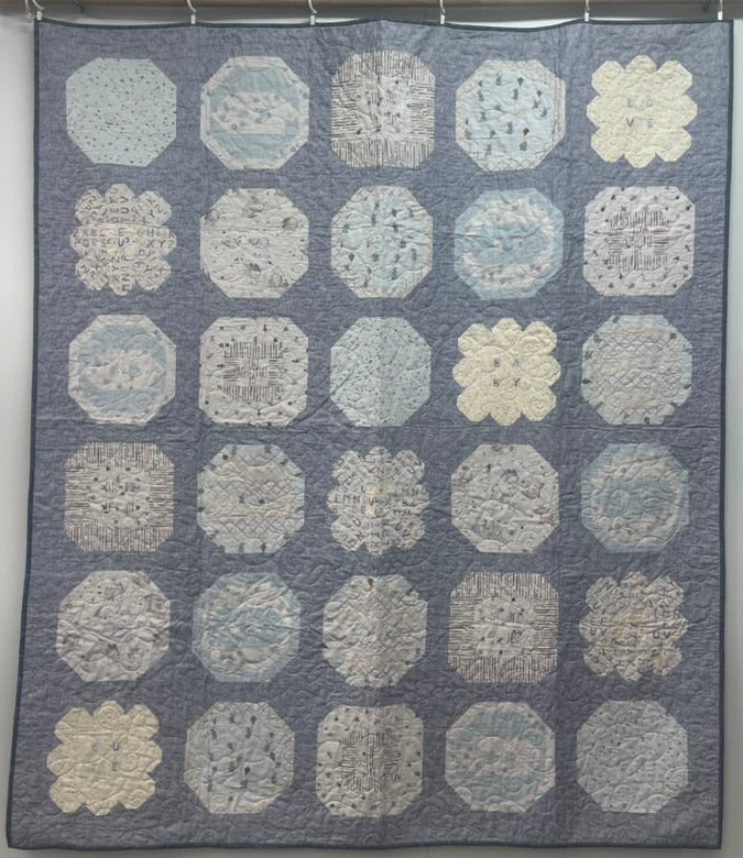 Around Town - Wholecloth Quilt, Quilt for Sale