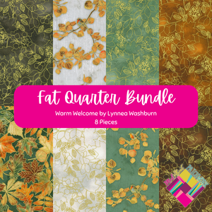 Warm Welcome Fat Quarter Bundle (8FQs) by Lynnea Washburn for Robert Kaufman Fabrics