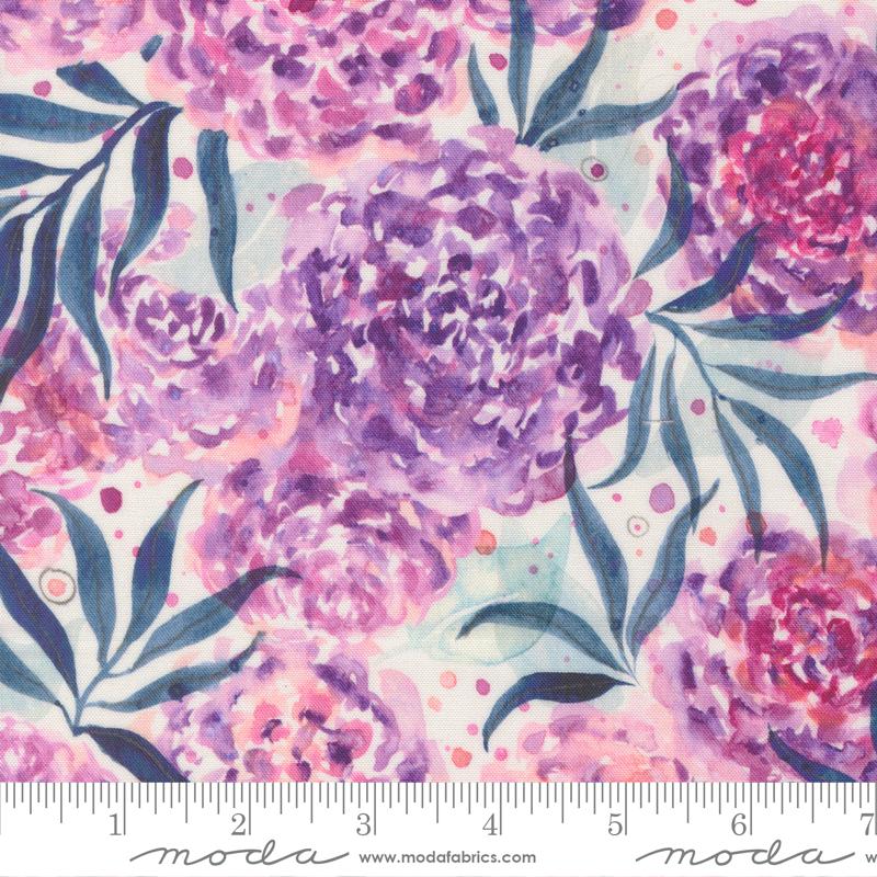Dahlia Mama in Lavender from Soulstice by Create Joy Project for Moda Fabrics