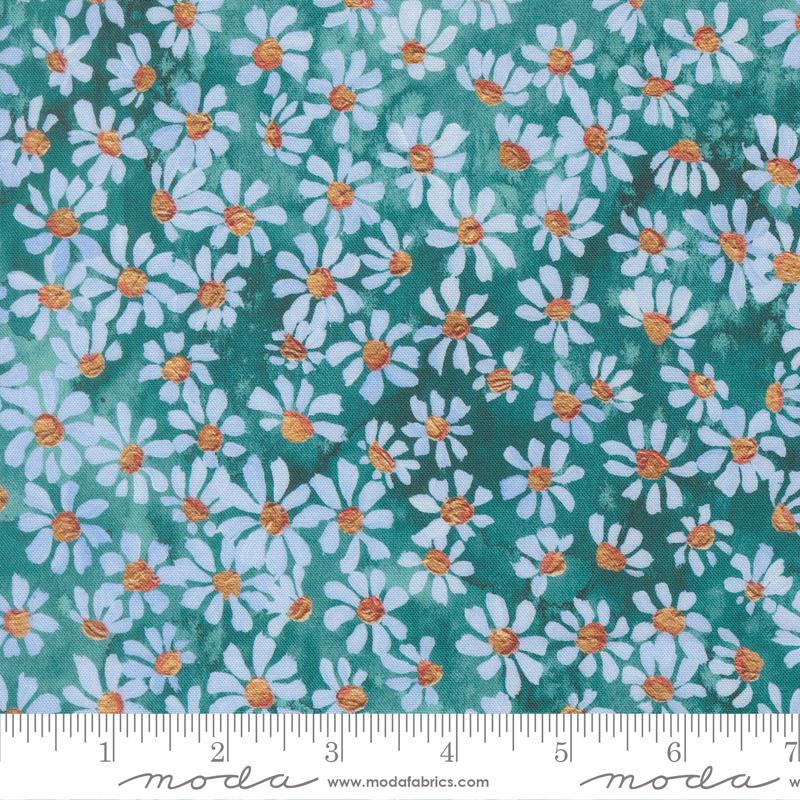 Bitty Pretty in Turquoise from Soulstice by Create Joy Project for Moda Fabrics