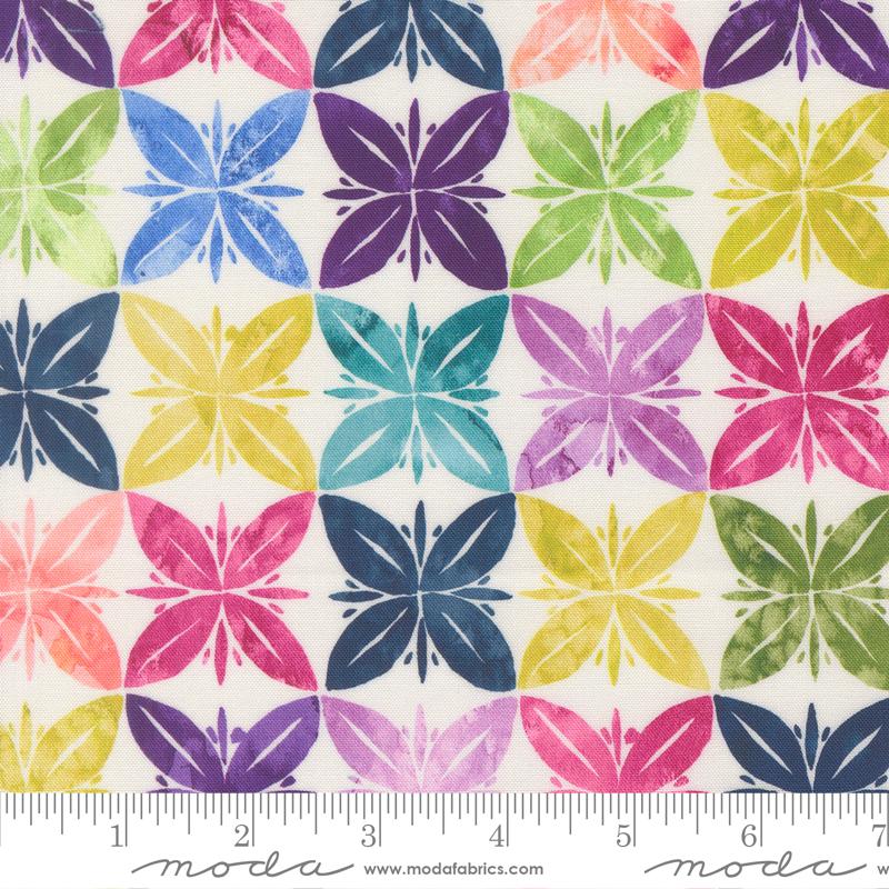 Slow Stroll in Rainbow from Soulstice by Create Joy Project for Moda Fabrics