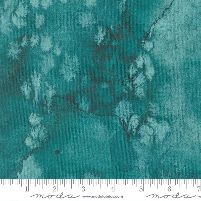 Flow in Turquoise from Soulstice by Create Joy Project for Moda Fabrics