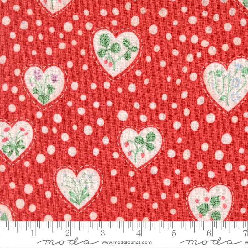 Flower Heart in Love from Funny Valentine by Lizzy House for Moda Fabrics