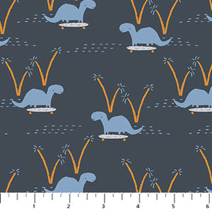 Dino Ride for Fossil Folks for FIGO Fabrics