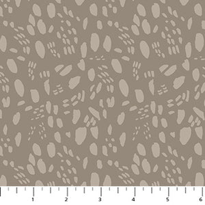 Snow tracks in Brow for Cozy Cubs for FIGO Fabrics