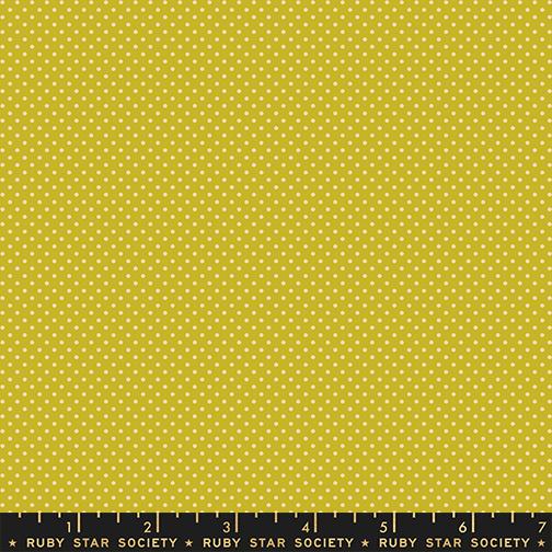 Mini Dot in Pistachio from Mystic Fable by Alexia Abegg of Ruby Star Society for Moda Fabrics
