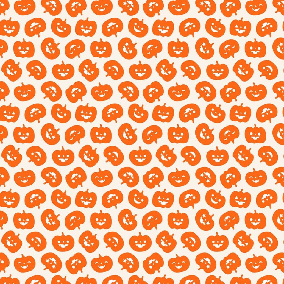 Pumpkins in Orange || GLOW IN THE DARK || from Sweet Treats by Jillian Phillips for FIGO Fabrics