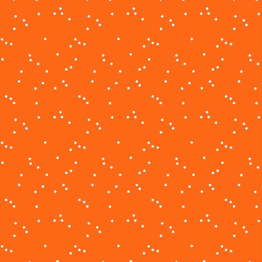 Stars in Orange || GLOW IN THE DARK || from Sweet Treats by Jillian Phillips for FIGO Fabrics