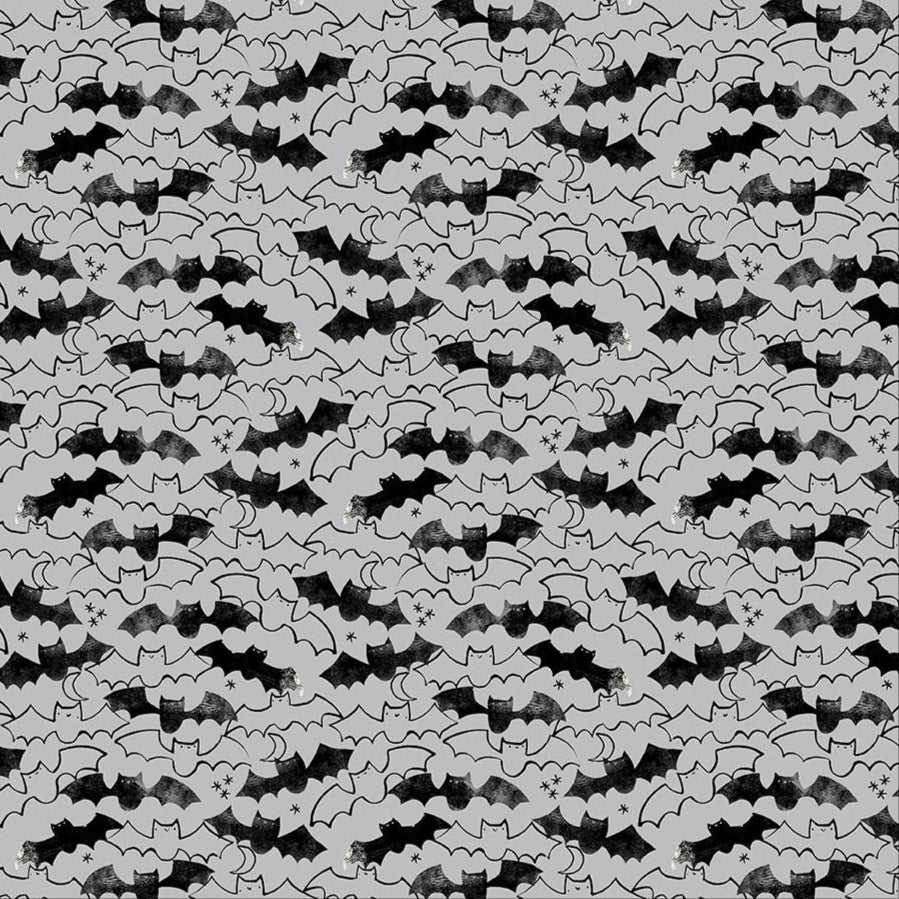 Bats in Black from Sweet Treats by Jillian Phillips for FIGO Fabrics