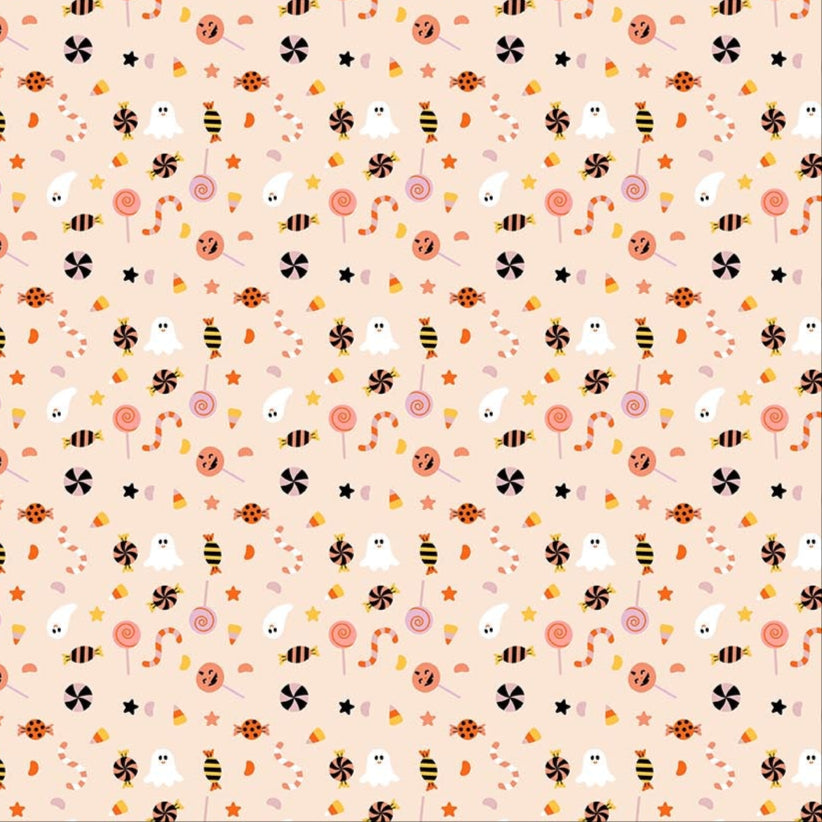 Candies in Peach from Sweet Treats by Jillian Phillips for FIGO Fabrics