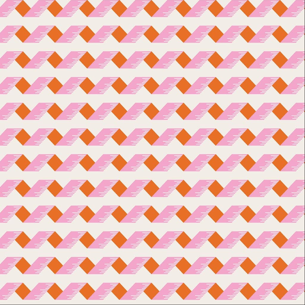 Tape in Pink from Bits & Bobs.by Sarah Hearts  for FIGO fabrics