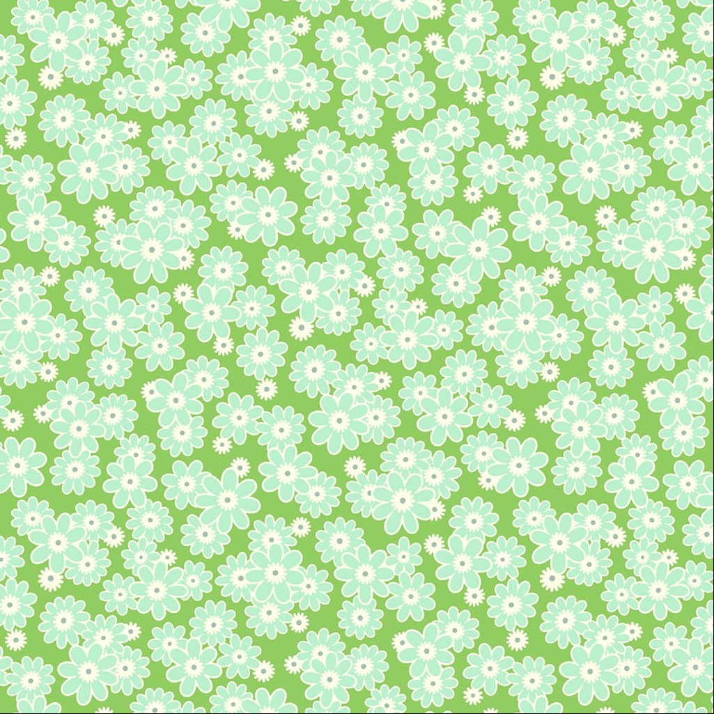 Dear Daisy in Clover from Daisy Crush by Heather Bailey for FIGO Fabrics