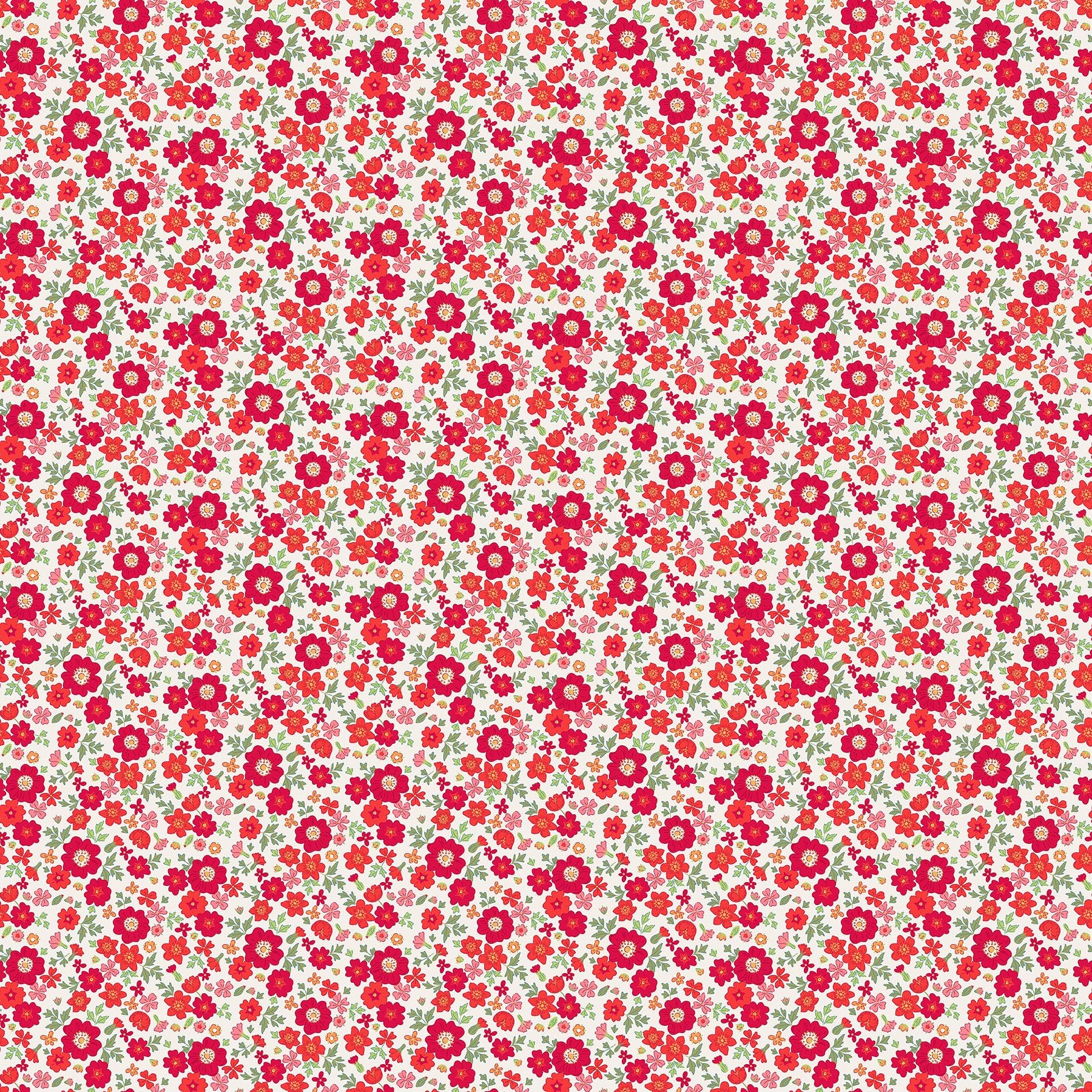 Rosa in Red from Floral Romance by Pippa Shaw for FIGO Fabrics