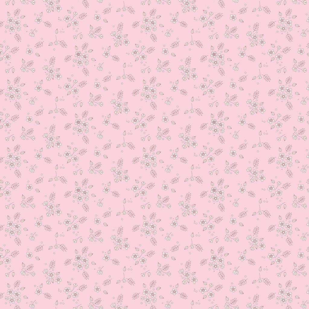 Blossoms in Pink from Floral Romance by Pippa Shaw for FIGO Fabrics