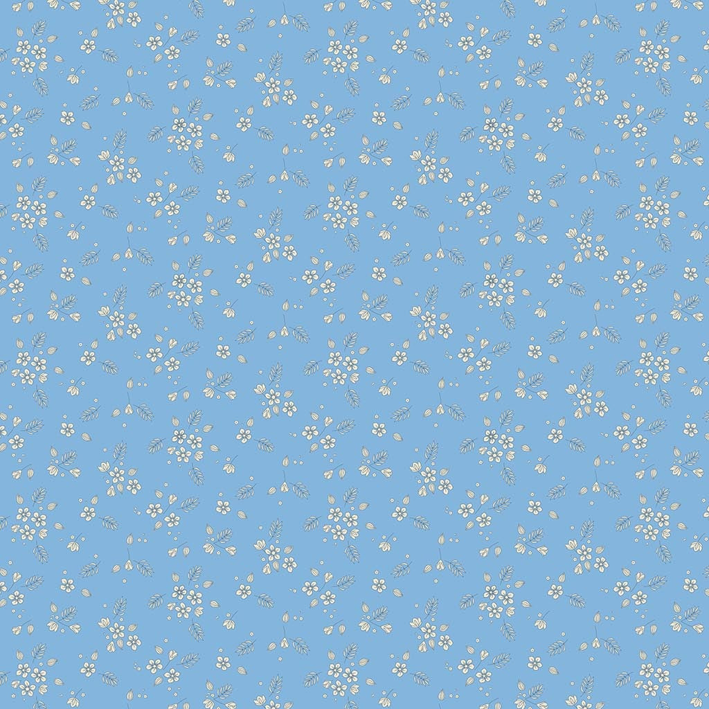 Blossoms in Blue from Floral Romance by Pippa Shaw for FIGO Fabrics