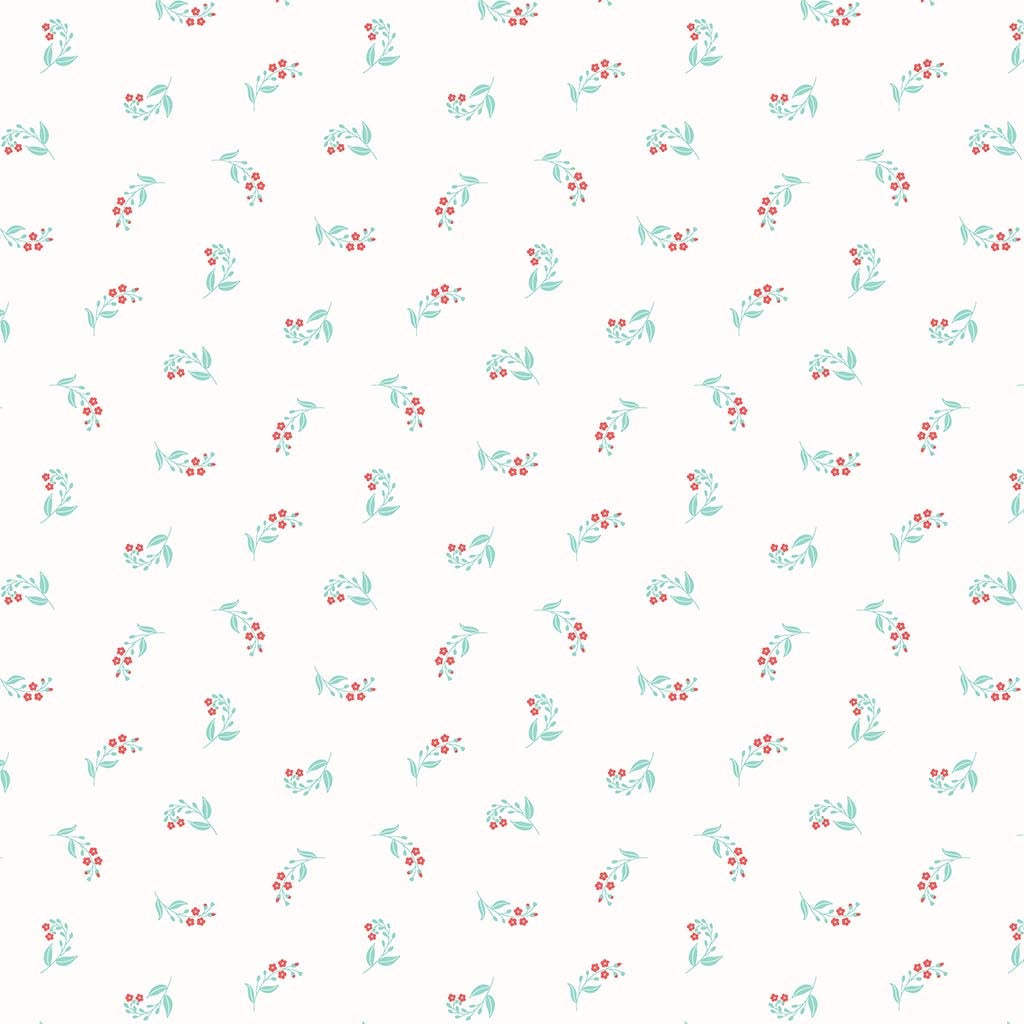 Speedwell in White from Floral Romance by Pippa Shaw for FIGO Fabrics