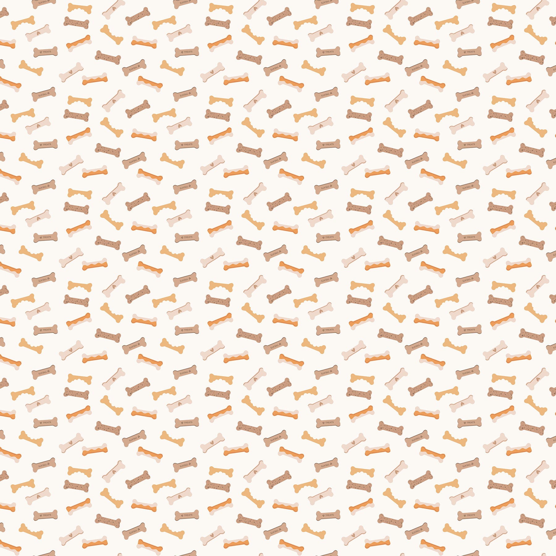 Treats in Cream from Always By My Side by FIGO Studio, Designer Fabric