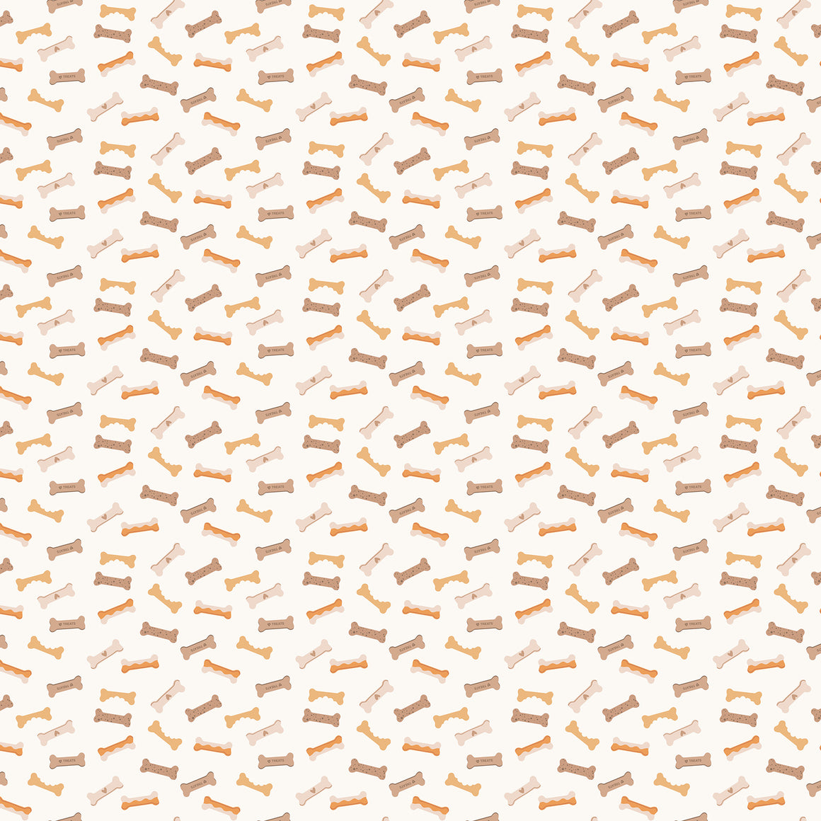 Treats in Cream from Always By My Side by FIGO Studio, Designer Fabric