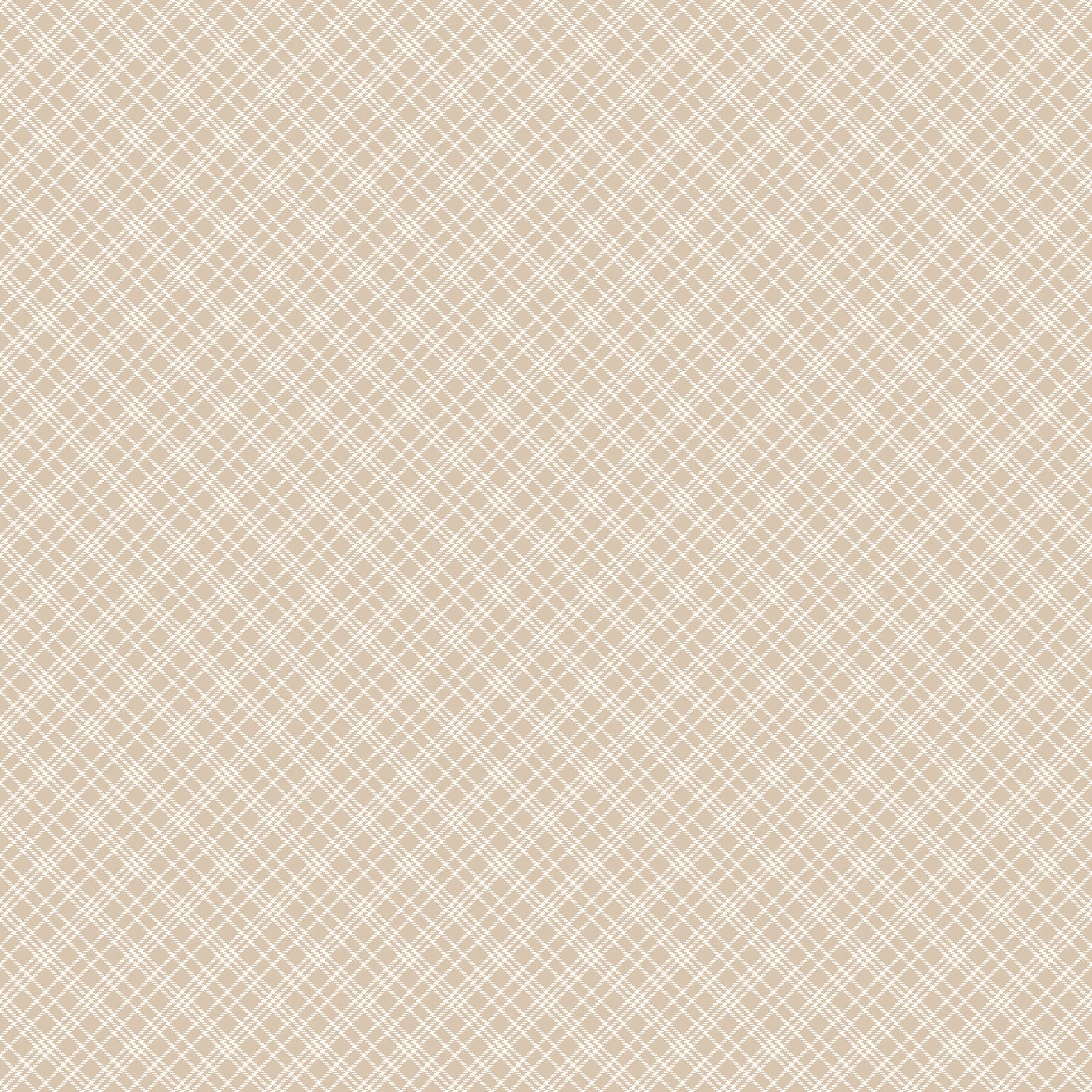 Checks in Taupe from Always By My Side by FIGO Studio, Designer Fabric