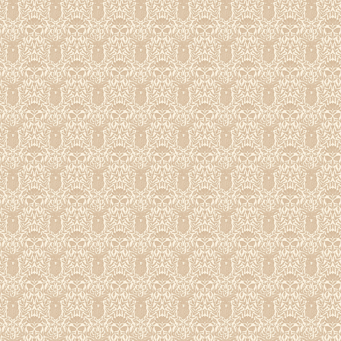 Buck in Cream from Bramble & Bloom by Katie O'Shea for FIGO, Designer Fabric