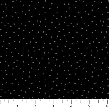 Dotty in Black Gray for Dusk for FIGO Fabrics