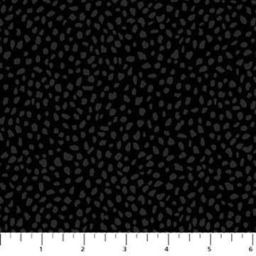 Spotty in Black Pigment for Dusk for FIGO Fabrics