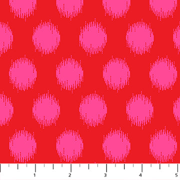 Top Dot in Cherry for Pop Sugar for FIGO Fabrics
