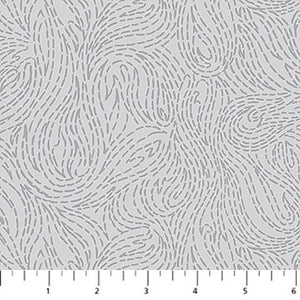 Fingerprints in Grey for Dewfall for FIGO fabrics