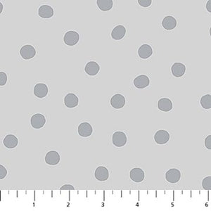 Scattered Dots in Grey for Dewfall for FIGO fabrics