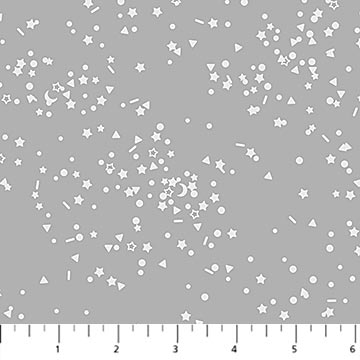 Confetti in Grey for Dewfall for FIGO fabrics