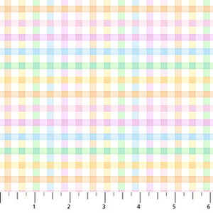 Dovetail Pastel in Checkerboard for FIGO Fabrics