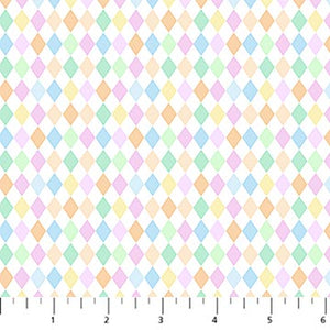 Dovetail Pastel in Diamonds for FIGO Fabrics