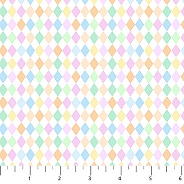 Dovetail Pastel in Diamonds for FIGO Fabrics