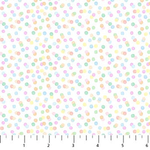 Dovetail Pastel in Water Dots for FIGO Fabric
