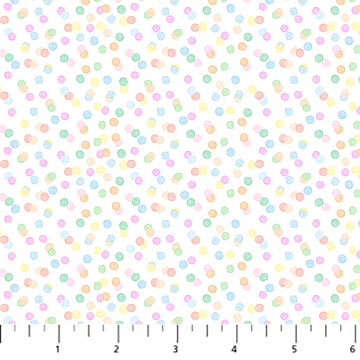 Dovetail Pastel in Water Dots for FIGO Fabric