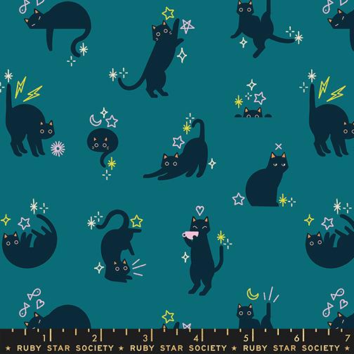 Catwalk in Storytime from Freaky Familiars by Ruby Star Society, Designer Fabric