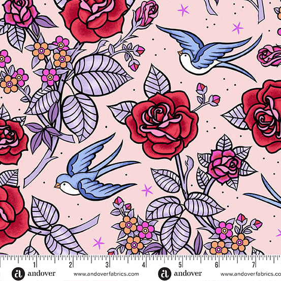 || PRE-ORDER || Perfect Day in Pink from Perfect Day by Libs Elliott for Andover Fabrics